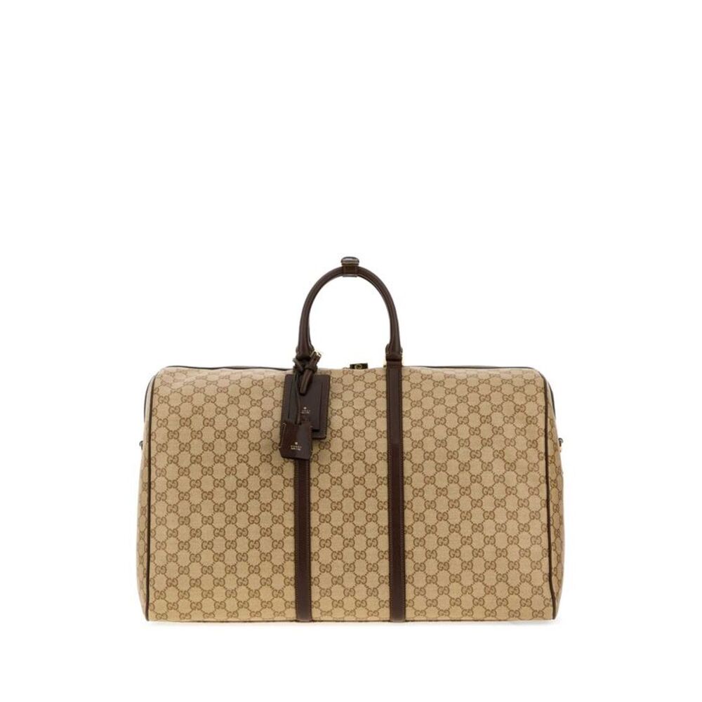 Gucci Men Printed Canvas Large Gucci Essence Classic Travel Bag